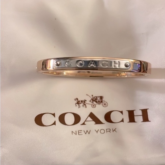 Coach Jewelry - Coach rose gold bangle bracelet